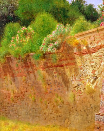 Muro de la Villa de Robert Browning, 1866 de Hamilton Gibbs Wilde